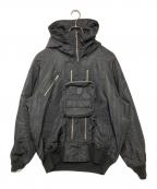 PHINGERINフィンガリン）の古着「ELEVATION HOODED BOMBER JACKT」｜ブラック