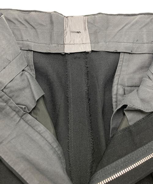 COMME des GARCONS HOMME PLUS（コムデギャルソンオムプリュス）COMME des GARCONS HOMME PLUS (コムデギャルソンオムプリュス) 80'sウール2タックスラックス ブラック サイズ:SIZE Sの古着・服飾アイテム