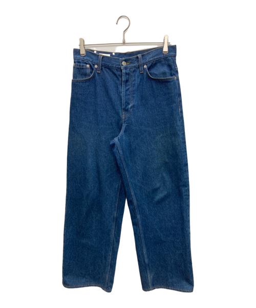 DRIES VAN NOTEN（ドリスヴァンノッテン）DRIES VAN NOTEN (ドリスヴァンノッテン) ボタンフライストレートデニムパンツ インディゴ サイズ:不明の古着・服飾アイテム