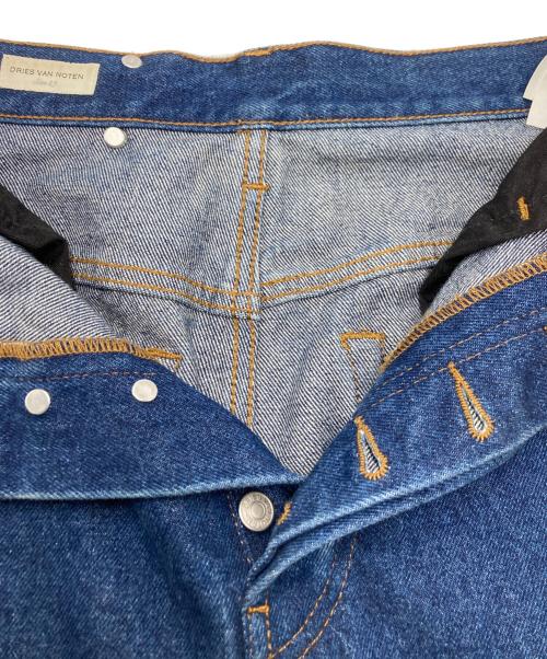 DRIES VAN NOTEN（ドリスヴァンノッテン）DRIES VAN NOTEN (ドリスヴァンノッテン) ボタンフライストレートデニムパンツ インディゴ サイズ:不明の古着・服飾アイテム