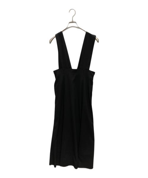 CLANE（クラネ）CLANE (クラネ) WIDE SUSPENDER SKIRT ブラック サイズ:SIZE 1の古着・服飾アイテム