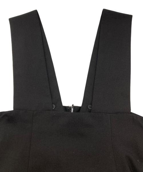 CLANE（クラネ）CLANE (クラネ) WIDE SUSPENDER SKIRT ブラック サイズ:SIZE 1の古着・服飾アイテム