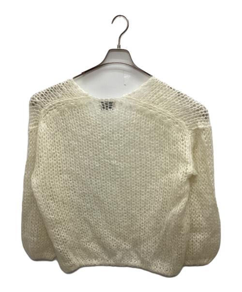 CLANE（クラネ）CLANE (クラネ) V NAECK LOOS MOHAIR KNIT TOPS アイボリー サイズ:SIZE 1の古着・服飾アイテム