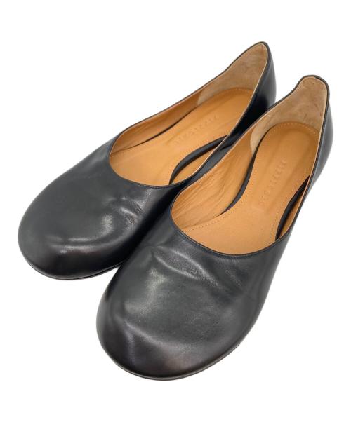 Pippichic（ピッピシック）Pippichic (ピッピシック) ラウンドトゥーフラットシューズ ブラック サイズ:37の古着・服飾アイテム