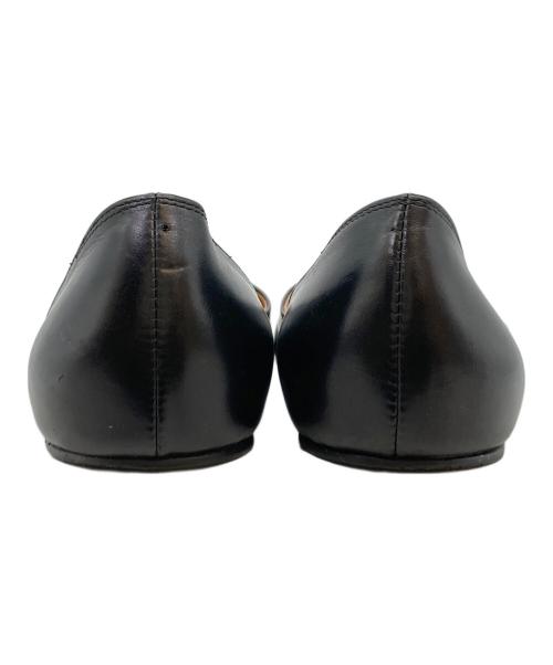 Pippichic（ピッピシック）Pippichic (ピッピシック) ラウンドトゥーフラットシューズ ブラック サイズ:37の古着・服飾アイテム