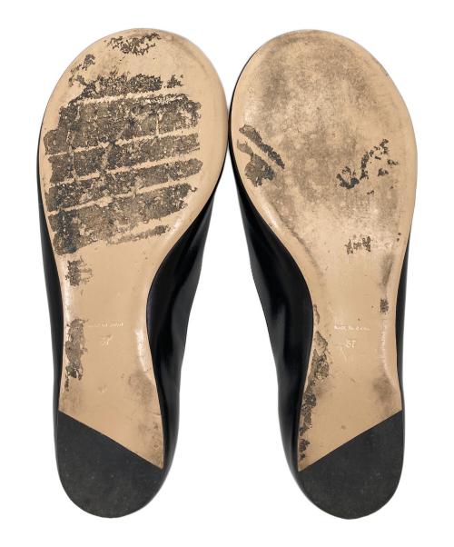 Pippichic（ピッピシック）Pippichic (ピッピシック) ラウンドトゥーフラットシューズ ブラック サイズ:37の古着・服飾アイテム