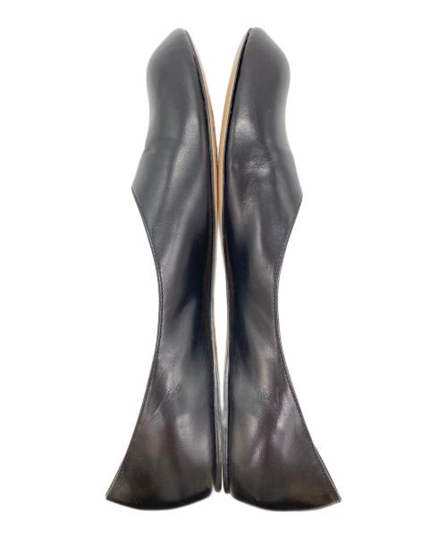 Pippichic（ピッピシック）Pippichic (ピッピシック) ラウンドトゥーフラットシューズ ブラック サイズ:37の古着・服飾アイテム