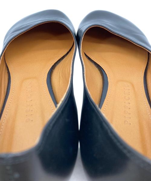 Pippichic（ピッピシック）Pippichic (ピッピシック) ラウンドトゥーフラットシューズ ブラック サイズ:37の古着・服飾アイテム