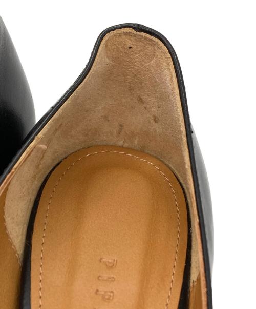 Pippichic（ピッピシック）Pippichic (ピッピシック) ラウンドトゥーフラットシューズ ブラック サイズ:37の古着・服飾アイテム