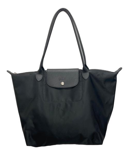 LONGCHAMP（ロンシャン）LONGCHAMP (ロンシャン) ハンドバッグ ブラックの古着・服飾アイテム
