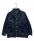 Needlesニードルズ）の古着「COVERALL 10OZ DENIM ROSEJQ」｜インディゴ