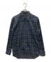 BALENCIAGA（バレンシアガ）の古着「FLANNEL CHECK BIG SHIRT」｜ブルー×グレー