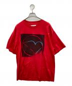 Maison Margielaメゾンマルジェラ）の古着「CIRCLE HEART TShirt」｜レッド
