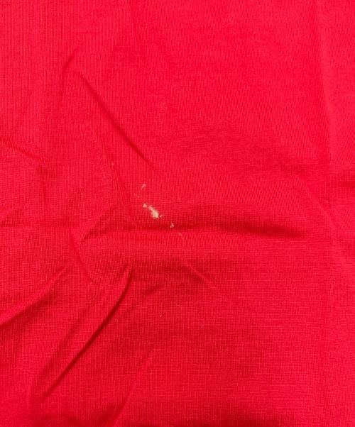 Maison Margiela（メゾンマルジェラ）Maison Margiela (メゾンマルジェラ) CIRCLE HEART TShirt レッド サイズ:SIZE　46の古着・服飾アイテム