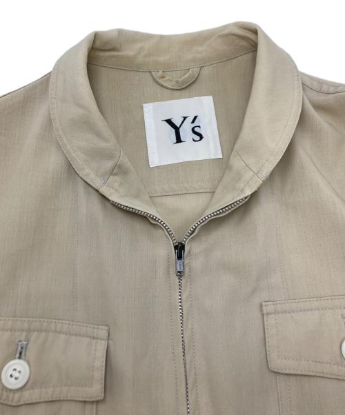 Y's（ワイズ）Y's (ワイズ) ジップアップジャケット ベージュ サイズ:SIZE　Mの古着・服飾アイテム