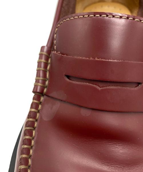 Dr.Martens（ドクターマーチン）Dr.Martens (ドクターマーチン) COMME des GARCONS COMME des GARCONS (コムデギャルソン コムデギャルソン) コラボコインローファー チェリーレッド サイズ:SIZE　UK4の古着・服飾アイテム