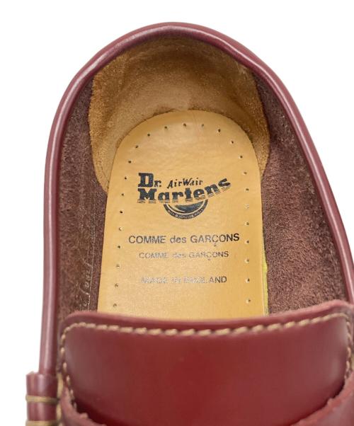 Dr.Martens（ドクターマーチン）Dr.Martens (ドクターマーチン) COMME des GARCONS COMME des GARCONS (コムデギャルソン コムデギャルソン) コラボコインローファー チェリーレッド サイズ:SIZE　UK4の古着・服飾アイテム