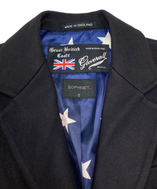 GLOVER ALL（グローバーオール）GLOVER ALL (グローバーオール) SOPHNET. (ソフネット) コラボチェスターコート ブラック サイズ:SIZE　Sの古着・服飾アイテム