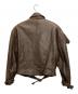 HARLEY-DAVIDSON (ハーレーダビッドソン) レザージャケット ブラウン サイズ:SIZE 2：10000円