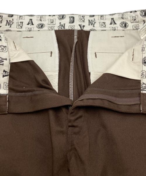 Hysteric Glamour（ヒステリックグラマー）Hysteric Glamour (ヒステリックグラマー) HYSTERIC PIN チノ パンツ ブラウン サイズ:SIZE　Lの古着・服飾アイテム