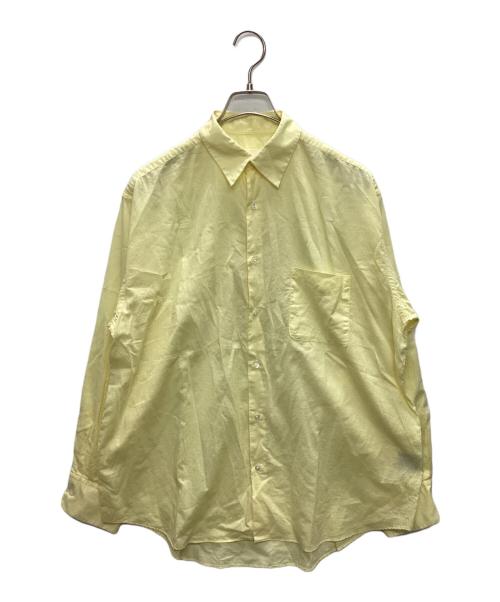 MARKAWARE（マーカウェア）MARKAWARE (マーカウェア) ORGANIC PERU PIMA COTTON LOAN COMFORT FIT SHIRT イエロー サイズ:１の古着・服飾アイテム