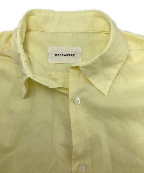 MARKAWARE（マーカウェア）MARKAWARE (マーカウェア) ORGANIC PERU PIMA COTTON LOAN COMFORT FIT SHIRT イエロー サイズ:１の古着・服飾アイテム