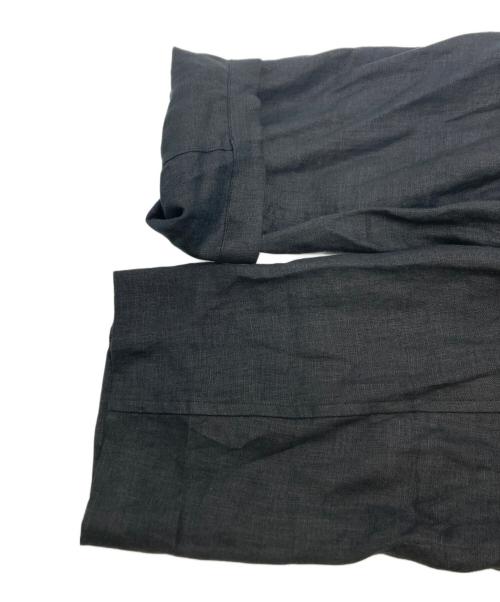 MARKAWARE（マーカウェア）MARKAWARE (マーカウェア) HEMP SHIRTING SHIRT JACKET ブラック サイズ:２の古着・服飾アイテム