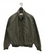 MARKAWAREマーカウェア）の古着「BRATAC SILK × ORGANIC WOOL TAFFETA SPORTS JACKE」｜グレー