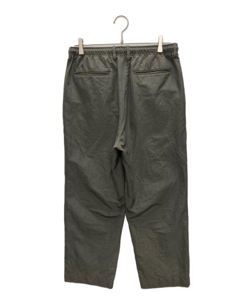 MARKAWARE（マーカウェア）MARKAWARE (マーカウェア) BRATAC SILK × ORGANIC WOOL TAFFETA REGULAR STRAIGHT TRUCK PANTS グレー サイズ:SIZE　1の古着・服飾アイテム