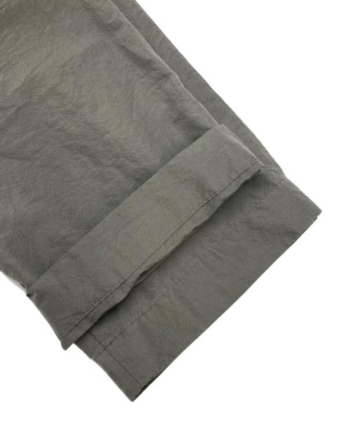 MARKAWARE（マーカウェア）MARKAWARE (マーカウェア) BRATAC SILK × ORGANIC WOOL TAFFETA REGULAR STRAIGHT TRUCK PANTS グレー サイズ:SIZE　1の古着・服飾アイテム