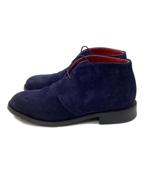 SANDERS（サンダース）SANDERS (サンダース) Chukka boot Navy Suede ブルー サイズ:UK６の古着・服飾アイテム