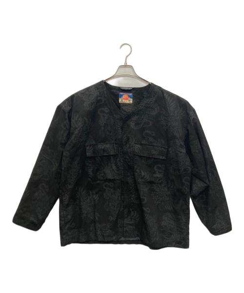 TORAICHI（トライチ）TORAICHI (トライチ) blackmeans (ブラックミーンズ) Zepanese Club (ゼパニーズクラブ) TZB鯉口シャツブルゾン ブラック サイズ:freeの古着・服飾アイテム