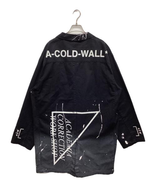 A-COLD-WALL（ア・コールド・ウォール）A-COLD-WALL (ア・コールド・ウォール) ペイントコート. ネイビー サイズ:SIZE Lの古着・服飾アイテム