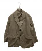 URUウル）の古着「WOOL TROPICAL 3 BUTTON JACKET」｜ベージュ