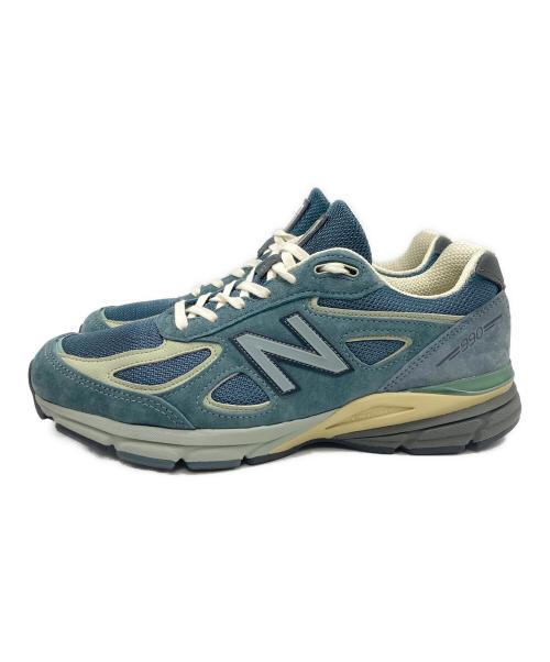 NEW BALANCE（ニューバランス）NEW BALANCE (ニューバランス) AURALEE (オーラリー) コラボローカットスニーカー ブルー(DUSTY BLUE) サイズ:SIZE US9の古着・服飾アイテム