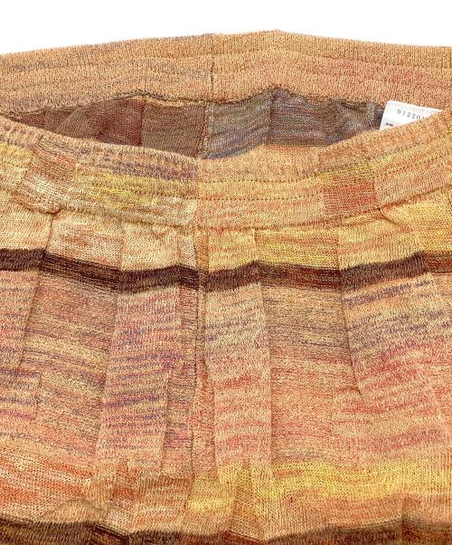 PERVERZE（パーバーズ）PERVERZE (パーバーズ) Wave Border Loose Knit Pants ブラウン サイズ:SIZE Freeの古着・服飾アイテム