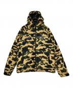 A BATHING APEア ベイシング エイプ）の古着「GORE-TEX 1ST CAMO HOODIE DOWN JACKET」｜カーキ