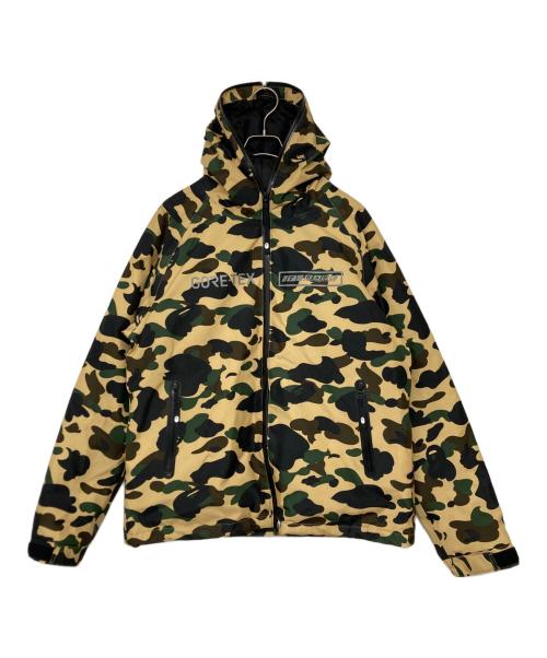 A BATHING APE（ア ベイシング エイプ）A BATHING APE (ア ベイシング エイプ) GORE-TEX 1ST CAMO HOODIE DOWN JACKET カーキ サイズ:SIZE  XLの古着・服飾アイテム