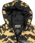 中古・古着 A BATHING APE (ア ベイシング エイプ) GORE-TEX 1ST CAMO HOODIE DOWN JACKET カーキ サイズ:SIZE  XL：27000円