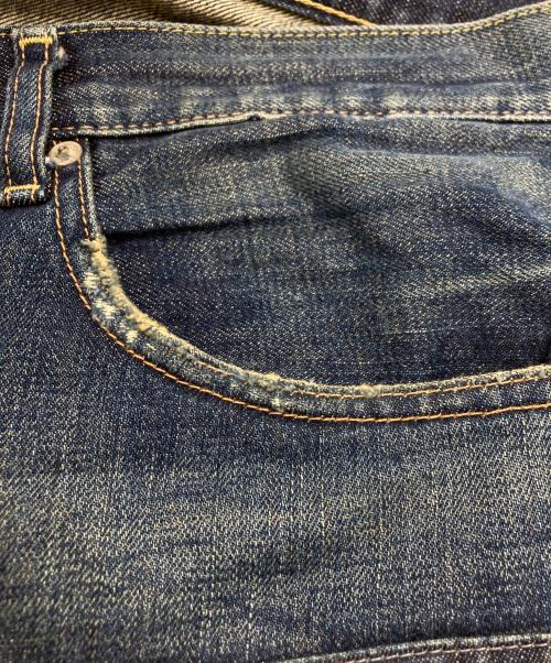 A BATHING APE（ア ベイシング エイプ）A BATHING APE (ア ベイシング エイプ) TYPE 2 DAMAGE DENIM インディゴ サイズ:SIZE XLの古着・服飾アイテム