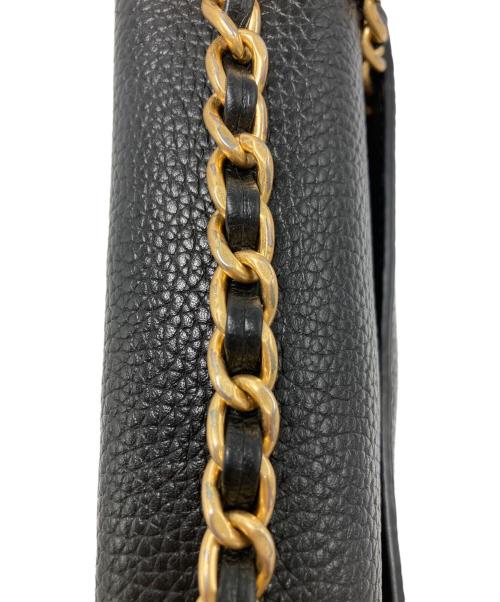 TORY BURCH（トリーバーチ）TORY BURCH (トリーバーチ) チェーンショルダーバッグ ブラックの古着・服飾アイテム