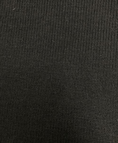 CDG（シーディージー）CDG (シーディージー) サイドスリット オーバーサイズ クルーネック 長袖ニット ブラック サイズ:SIZE　36の古着・服飾アイテム