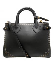 BURBERRY（バーバリー）の古着「The Banner ミディアム2WAYバッグ」｜ブラック