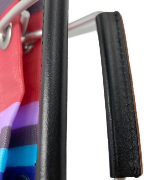 MARNI（マルニ）MARNI (マルニ) MARKET STRIPE MINI SHOULDER BAG レッド×パープル サイズ:不明の古着・服飾アイテム