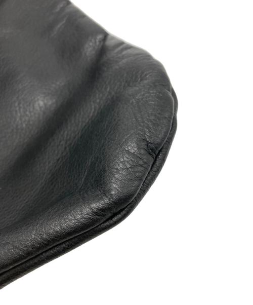 SOLAMONAT（ソラモナ）SOLAMONAT (ソラモナ) TIDE WAY (タイドウェイ) レザーワンショルダーバッグ ブラックの古着・服飾アイテム