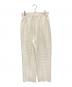 ISSEY MIYAKE (イッセイミヤケ) ニットパンツ アイボリー サイズ:SIZE 2：12000円