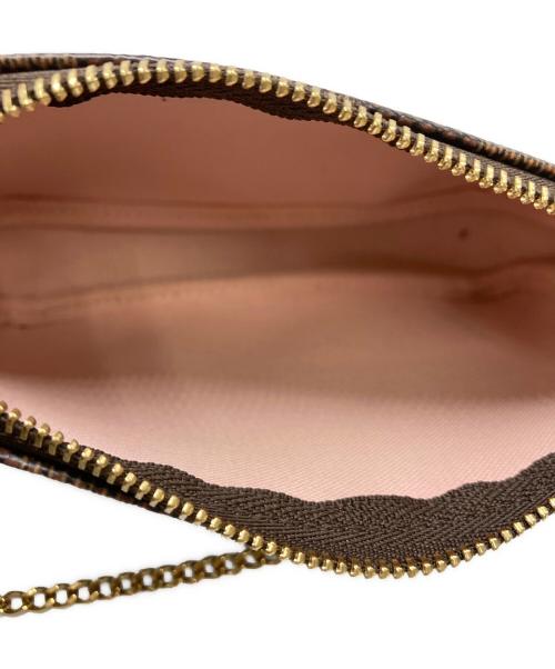 LOUIS VUITTON（ルイ ヴィトン）LOUIS VUITTON (ルイ ヴィトン) ダミエ ミニポシェット アクセソワール ヴィヴィエンヌ ブラウン サイズ:不明の古着・服飾アイテム