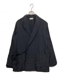 FACTOTUM（ファクトタム）の古着「Linen Relaxed W Jacket」｜ネイビー