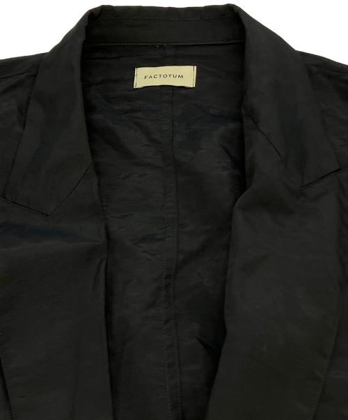 FACTOTUM（ファクトタム）FACTOTUM (ファクトタム) Linen Relaxed W Jacket ネイビー サイズ:SIZE48の古着・服飾アイテム