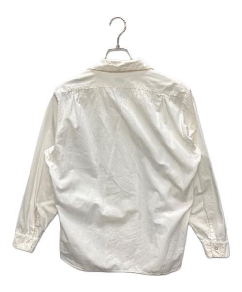 ATLAST & CO（アットラスト）ATLAST & CO (アットラスト) オープンカラー長袖シャツ ホワイト サイズ:SIZE 16の古着・服飾アイテム